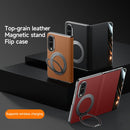 SULADA Smart View Window MagSafe Magnetic Holder Leather Phone Case, For Galaxy Z Fold8 5G, For Galaxy Z Fold8 Ultra 5G, For Galaxy Z Fold7 5G, For Galaxy Z Fold6