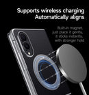 SULADA Smart View Window MagSafe Magnetic Holder Leather Phone Case, For Galaxy Z Fold8 5G, For Galaxy Z Fold8 Ultra 5G, For Galaxy Z Fold7 5G, For Galaxy Z Fold6