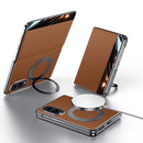 SULADA Smart View Window MagSafe Magnetic Holder Leather Phone Case, For Galaxy Z Fold8 5G, For Galaxy Z Fold8 Ultra 5G, For Galaxy Z Fold7 5G, For Galaxy Z Fold6