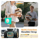 Rotatable Holder Silicone Hybrid PC Tablet Case with Shoulder Strap, For Samsung Galaxy Tab A11+