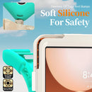 Rotatable Holder Silicone Hybrid PC Tablet Case with Shoulder Strap, For Samsung Galaxy Tab A11+