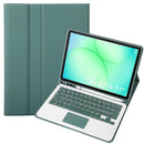 For Samsung Galaxy Tab A11+ Touch Bluetooth Keyboard Leather Tablet Case with Pen Holder