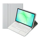 For Samsung Galaxy Tab A11+ Touch Bluetooth Keyboard Leather Tablet Case with Pen Holder