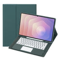 For Samsung Galaxy Tab S11 Ultra TPU Touch Bluetooth Keyboard Leather Tablet Case with Pen Holder