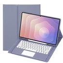 For Samsung Galaxy Tab A11+ Touch Bluetooth Keyboard Leather Tablet Case with Pen Holder
