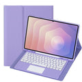 For Samsung Galaxy Tab S11 Ultra TPU Touch Bluetooth Keyboard Leather Tablet Case with Pen Holder