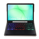 Backlight Bluetooth Keyboard Leather Tablet Case with Pen Holder, For Samsung Galaxy Tab A11+
