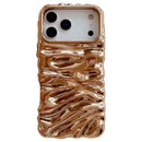 Cream Texture Electroplating TPU Full Coverage Phone Case For iPhone 17 Pro