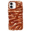 Cream Texture Electroplating TPU Full Coverage Phone Case, For iPhone 17, For iPhone 16 Pro Max