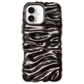 Cream Texture Electroplating TPU Full Coverage Phone Case, For iPhone 17, For iPhone 16 Pro Max