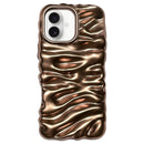 Cream Texture Electroplating TPU Full Coverage Phone Case, For iPhone 17, For iPhone 16 Pro Max