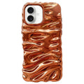 Cream Texture Electroplating TPU Full Coverage Phone Case, For iPhone 18