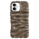 Cream Texture Electroplating TPU Full Coverage Phone Case, For iPhone 18