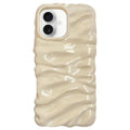 Cream Texture Electroplating TPU Full Coverage Phone Case, For iPhone 18