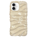 Cream Texture Electroplating TPU Full Coverage Phone Case, For iPhone 18