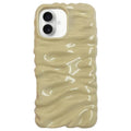 Cream Texture Electroplating TPU Full Coverage Phone Case, For iPhone 18