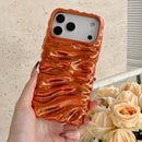 Cream Texture Electroplating TPU Full Coverage Phone Case, For iPhone 17, For iPhone 16 Pro Max