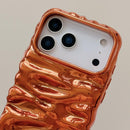 Cream Texture Electroplating TPU Full Coverage Phone Case, For iPhone 17, For iPhone 16 Pro Max