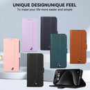 ABEEL Delicate Texture Splicing RFID Leather Phone Case, For Google Pixel 11 Pro XL, For Google Pixel 11 / 11 Pro, For Google Pixel 10a