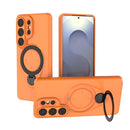 Ring Shield MagSafe TPU Phone Case with 360 Degree Rotating Holder, For Samsung Galaxy S26+ 5G, For Samsung Galaxy S26 Ultra 5G, For Samsung Galaxy S26 5G, For Samsung Galaxy S25 5G