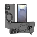 Ring Shield MagSafe TPU Phone Case with 360 Degree Rotating Holder, For Samsung Galaxy S26+ 5G, For Samsung Galaxy S26 Ultra 5G, For Samsung Galaxy S26 5G, For Samsung Galaxy S25 5G