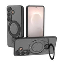 Ring Shield MagSafe TPU Phone Case with 360 Degree Rotating Holder, For Samsung Galaxy S26+ 5G, For Samsung Galaxy S26 Ultra 5G, For Samsung Galaxy S26 5G, For Samsung Galaxy S25 5G