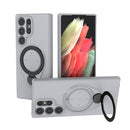 Ring Shield MagSafe TPU Phone Case with 360 Degree Rotating Holder, For Samsung Galaxy S25 Ultra 5G, For Samsung Galaxy S24 Ultra 5G, For Samsung Galaxy S24 5G, For Samsung Galaxy S23 Ultra 5G