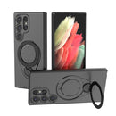 Ring Shield MagSafe TPU Phone Case with 360 Degree Rotating Holder, For Samsung Galaxy S25 Ultra 5G, For Samsung Galaxy S24 Ultra 5G, For Samsung Galaxy S24 5G, For Samsung Galaxy S23 Ultra 5G
