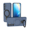 Ring Shield MagSafe TPU Phone Case with 360 Degree Rotating Holder, For Samsung Galaxy S25 Ultra 5G, For Samsung Galaxy S24 Ultra 5G, For Samsung Galaxy S24 5G, For Samsung Galaxy S23 Ultra 5G