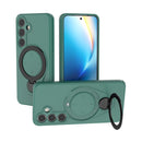 Ring Shield MagSafe TPU Phone Case with 360 Degree Rotating Holder, For Samsung Galaxy S25 Ultra 5G, For Samsung Galaxy S24 Ultra 5G, For Samsung Galaxy S24 5G, For Samsung Galaxy S23 Ultra 5G