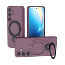 Ring Shield MagSafe TPU Phone Case with 360 Degree Rotating Holder, For Samsung Galaxy S25 Ultra 5G, For Samsung Galaxy S24 Ultra 5G, For Samsung Galaxy S24 5G, For Samsung Galaxy S23 Ultra 5G