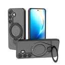 Ring Shield MagSafe TPU Phone Case with 360 Degree Rotating Holder, For Samsung Galaxy S26+ 5G, For Samsung Galaxy S26 Ultra 5G, For Samsung Galaxy S26 5G, For Samsung Galaxy S25 5G
