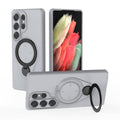 Ring Shield MagSafe TPU Phone Case with 360 Degree Rotating Holder, For Samsung Galaxy S25 Ultra 5G, For Samsung Galaxy S24 Ultra 5G, For Samsung Galaxy S24 5G, For Samsung Galaxy S23 Ultra 5G