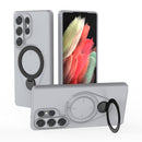 Ring Shield MagSafe TPU Phone Case with 360 Degree Rotating Holder, For Samsung Galaxy S25 Ultra 5G, For Samsung Galaxy S24 Ultra 5G, For Samsung Galaxy S24 5G, For Samsung Galaxy S23 Ultra 5G