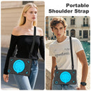 For Samsung Galaxy Tab A11+ / A9+ Silicone PC Tablet Case with Shoulder Strap