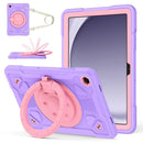 For Samsung Galaxy Tab A11+ / A9+ Silicone PC Tablet Case with Shoulder Strap