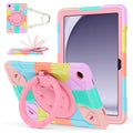 For Samsung Galaxy Tab A11+ / A9+ Silicone PC Tablet Case with Shoulder Strap