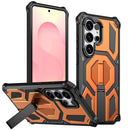 Hidden Metal Holder Magnetic Shockproof Phone Case, For Samsung Galaxy S26+ 5G, For Samsung Galaxy S26 Ultra 5G, For Samsung Galaxy S26 5G, For Samsung Galaxy S25 FE 5G