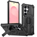Hidden Metal Holder Magnetic Shockproof Phone Case, For Samsung Galaxy S26+ 5G, For Samsung Galaxy S26 Ultra 5G, For Samsung Galaxy S26 5G, For Samsung Galaxy S25 FE 5G
