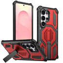 Hidden Metal Holder Magnetic Shockproof Phone Case, For Samsung Galaxy S26+ 5G, For Samsung Galaxy S26 Ultra 5G, For Samsung Galaxy S26 5G, For Samsung Galaxy S25 FE 5G