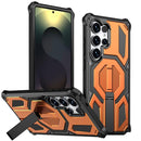 Hidden Metal Holder Magnetic Shockproof Phone Case, For Samsung Galaxy S25 5G / S24 5G, For Samsung Galaxy S25+ 5G / S24+ 5G, For Samsung Galaxy S25 Ultra 5G, For Samsung Galaxy S24 Ultra 5G