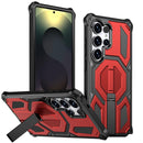 Hidden Metal Holder Magnetic Shockproof Phone Case, For Samsung Galaxy S25 5G / S24 5G, For Samsung Galaxy S25+ 5G / S24+ 5G, For Samsung Galaxy S25 Ultra 5G, For Samsung Galaxy S24 Ultra 5G