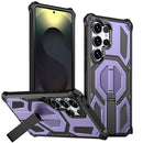 Hidden Metal Holder Magnetic Shockproof Phone Case, For Samsung Galaxy S25 5G / S24 5G, For Samsung Galaxy S25+ 5G / S24+ 5G, For Samsung Galaxy S25 Ultra 5G, For Samsung Galaxy S24 Ultra 5G