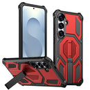 Hidden Metal Holder Magnetic Shockproof Phone Case, For Samsung Galaxy S25 5G / S24 5G, For Samsung Galaxy S25+ 5G / S24+ 5G, For Samsung Galaxy S25 Ultra 5G, For Samsung Galaxy S24 Ultra 5G