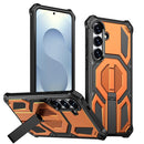 Hidden Metal Holder Magnetic Shockproof Phone Case, For Samsung Galaxy S25 5G / S24 5G, For Samsung Galaxy S25+ 5G / S24+ 5G, For Samsung Galaxy S25 Ultra 5G, For Samsung Galaxy S24 Ultra 5G