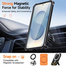 Hidden Metal Holder Magnetic Shockproof Phone Case, For Samsung Galaxy S25 5G / S24 5G, For Samsung Galaxy S25+ 5G / S24+ 5G, For Samsung Galaxy S25 Ultra 5G, For Samsung Galaxy S24 Ultra 5G