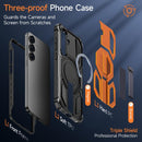 Hidden Metal Holder Magnetic Shockproof Phone Case, For Samsung Galaxy S25 5G / S24 5G, For Samsung Galaxy S25+ 5G / S24+ 5G, For Samsung Galaxy S25 Ultra 5G, For Samsung Galaxy S24 Ultra 5G