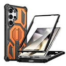 Hidden Metal Holder Magnetic Shockproof Phone Case, For Samsung Galaxy S25 5G / S24 5G, For Samsung Galaxy S25+ 5G / S24+ 5G, For Samsung Galaxy S25 Ultra 5G, For Samsung Galaxy S24 Ultra 5G