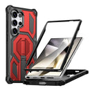 Hidden Metal Holder Magnetic Shockproof Phone Case, For Samsung Galaxy S25 5G / S24 5G, For Samsung Galaxy S25+ 5G / S24+ 5G, For Samsung Galaxy S25 Ultra 5G, For Samsung Galaxy S24 Ultra 5G
