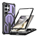 Hidden Metal Holder Magnetic Shockproof Phone Case, For Samsung Galaxy S25 5G / S24 5G, For Samsung Galaxy S25+ 5G / S24+ 5G, For Samsung Galaxy S25 Ultra 5G, For Samsung Galaxy S24 Ultra 5G